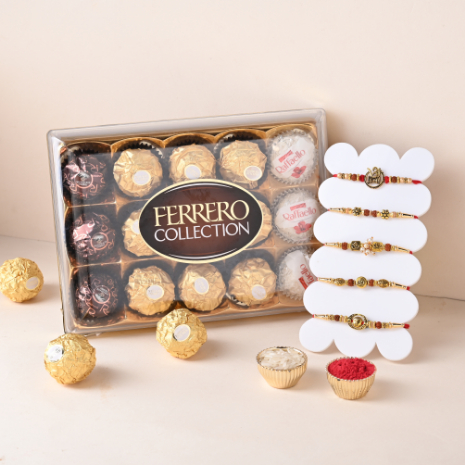 Timeless Grace Rakhis N Ferrero Collection Gift Set