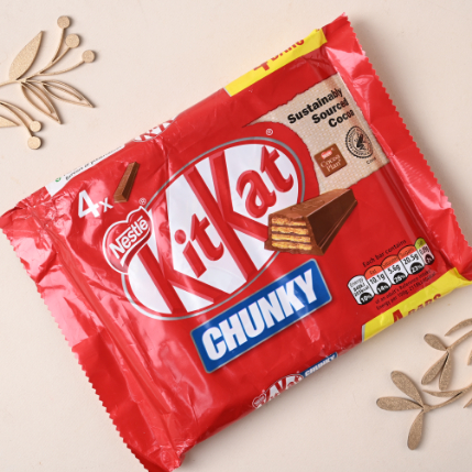 Rudraksha Mauli Rakhis With Pack Of Kitkat Chunky