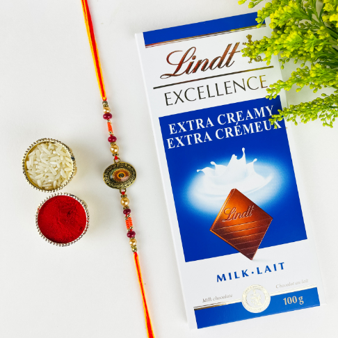 Lindt Extra Cream Stone Rakhi