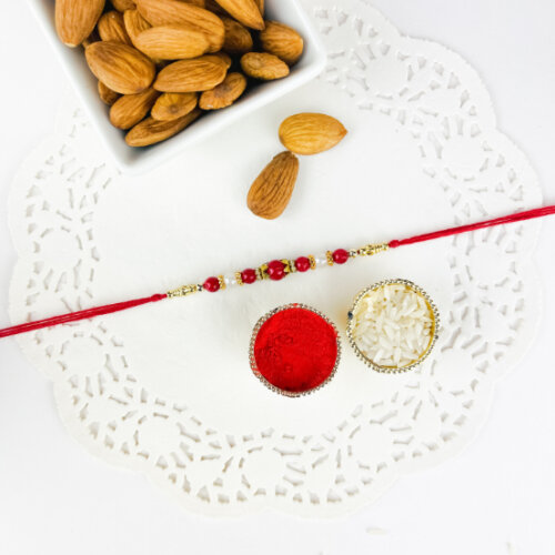 Simple Rakhi with Almonds