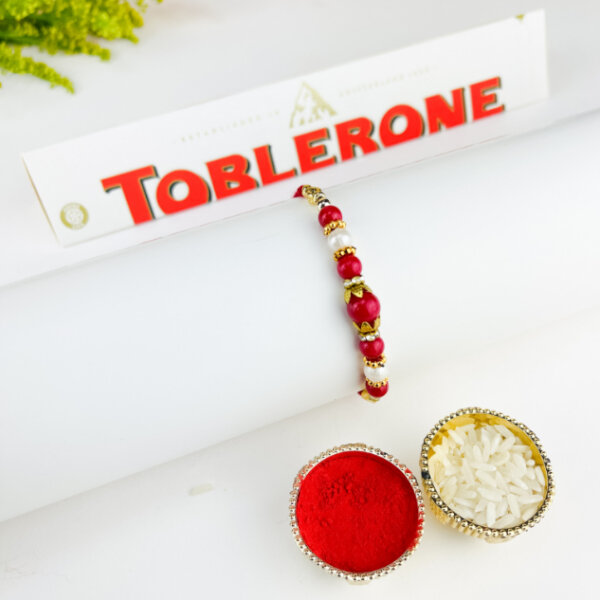 Toblerone Rakhi With Fancy Rakhi