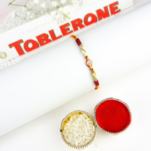 Single Stone Rakhi With Toblerone