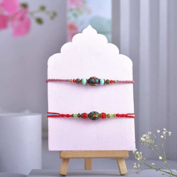 set of 2 rakhi Hamper