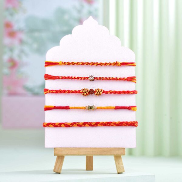 Set of 5 rakhi Hamper