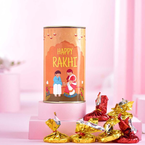 Ganesha Rakhi with Chocolate