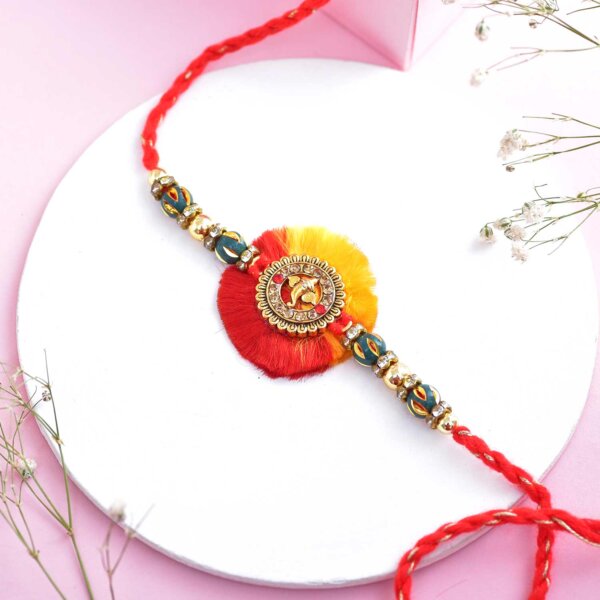 Ganesha Rakhi with Chocolate