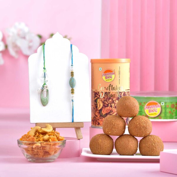 Bhaiya bhabhi rakhi with special treats