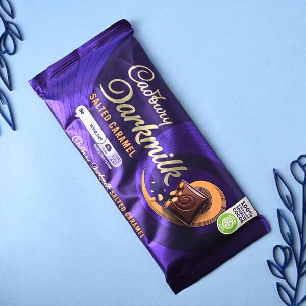 Evil Eye Rakhi Duo With Cadbury Dark Milk Caramel Bar