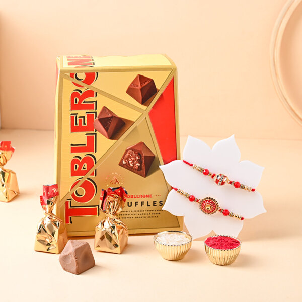 Radiant Designer Rakhi Duo N Chocolates