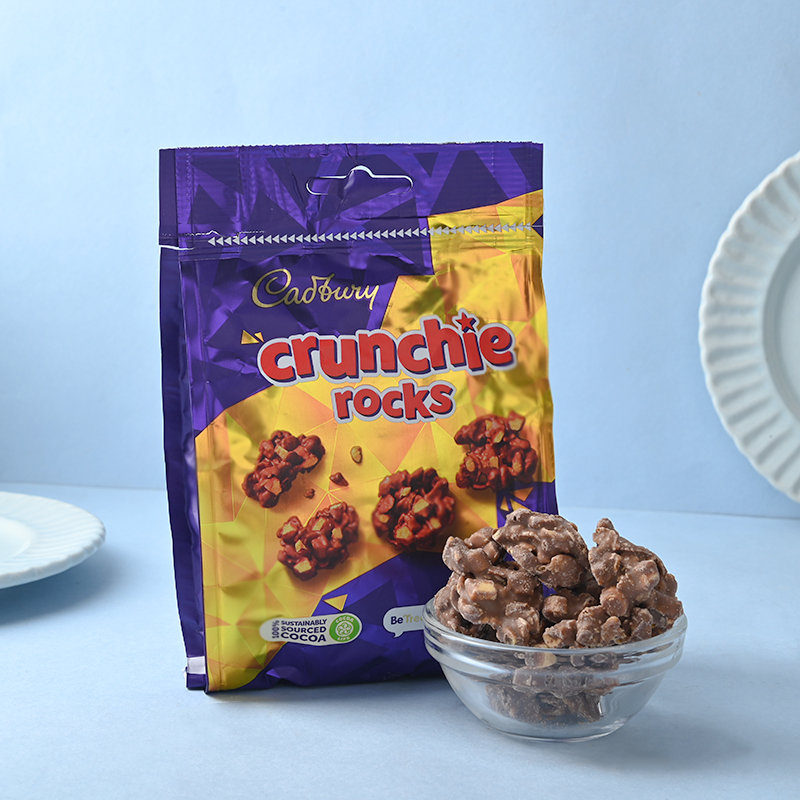 Spiritual Rakhis Set With Crunches Rocks Chocolate