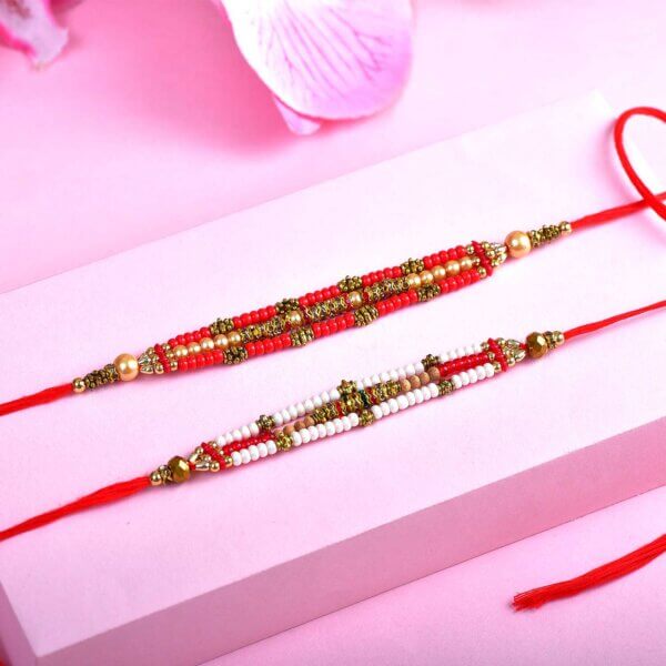 Set of 2 Rakhi With Toblerone Chocolate